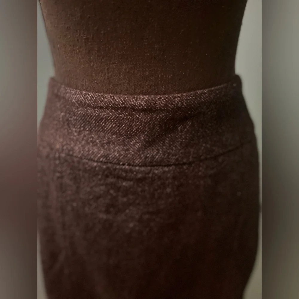 Ann Taylor Wool Blend Gray Skirt Size 12